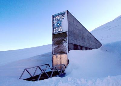 Svalbard global seed vault, E. J. Haraldseid, CC BY-SA 2.0
